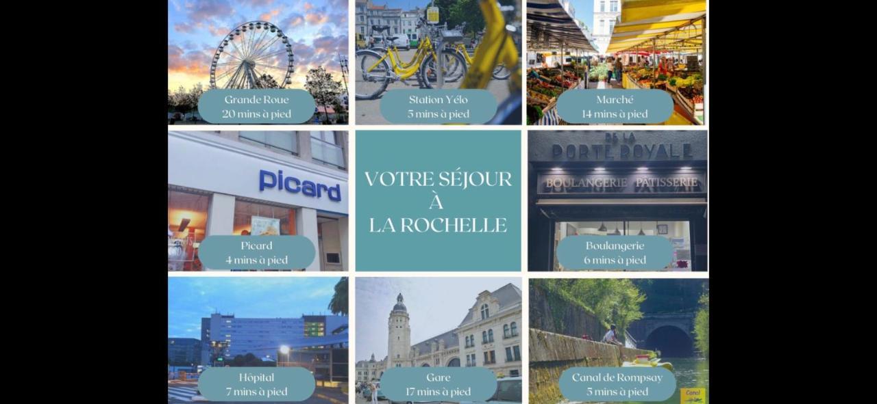 Apartament L'Escapade De Rompsay Cosy & Moderne La Rochelle  Zewnętrze zdjęcie